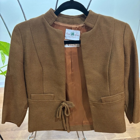 Vintage 1960s House of Nine x Mara by Romay Camel Blazer – XS/Small